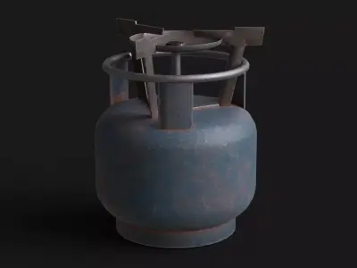 Picnic Tube Low-poly 3D model