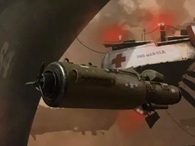 1943 Aerocycle 3D print model