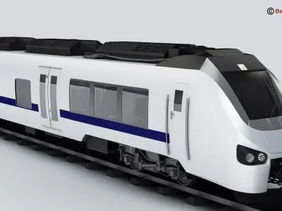 Commuter Train Generic  3D model
