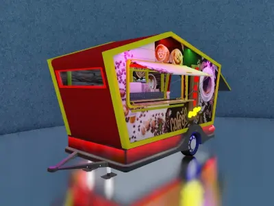 Coffee shop 3D model