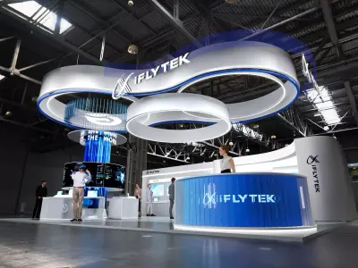 3D model of open exhibition booth 3D model