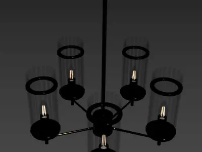 Odeon light Formia chandelier 3D model