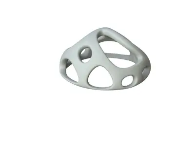SciFi Cube Object No 46227 Low Poly Shape Low-poly 3D model