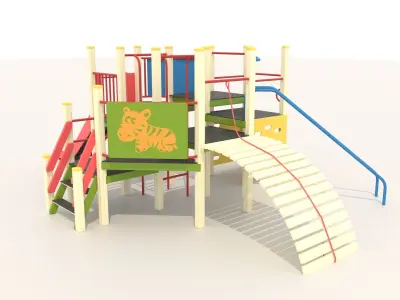 Playground for kids 3D model