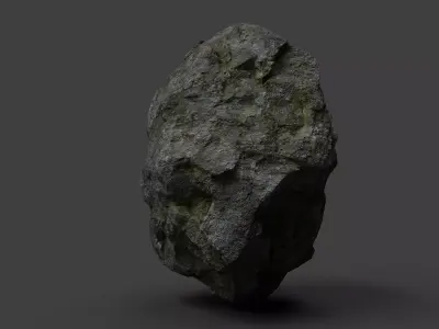 Rock 7-4 Low-poly 3D model