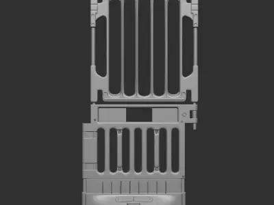 PLASTIC CONSTRUCTION BARRIER 3D print model
