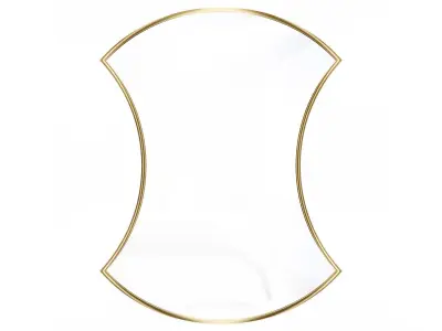 Mirror in a metal frame GZ-M1083 3D model