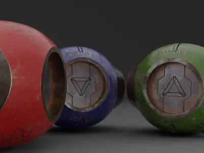 Sci fi Sphere 3D model