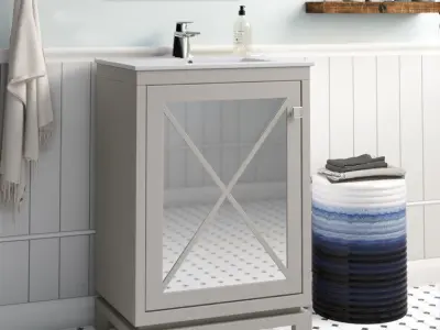 Ternes Single Vanity Set - 3 Colour 3D model