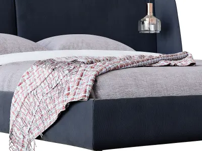 BLU DOT Hunker Queen Bed 3D model