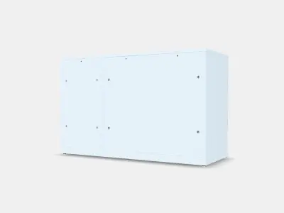 NORDLI Chest of 6 drawers Low-poly 3D model