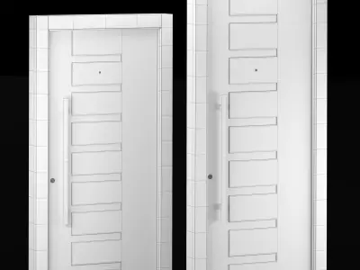 Exterior Large Door Collection 3D model