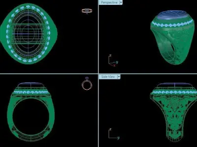 Jewelry Ring 3D model  3D model
