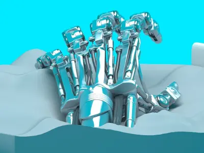 Terminator T-800 Arm T2 3D print model