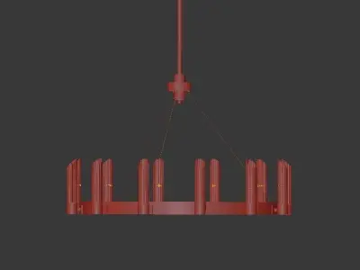 Yosemite chandelier 3D model