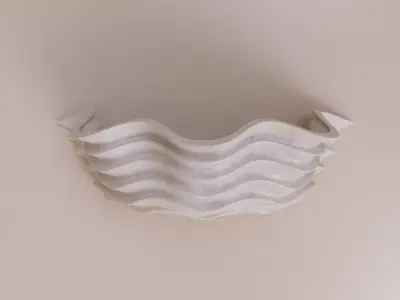 Shell Plaster Sconce by Liz O Brien 3D model