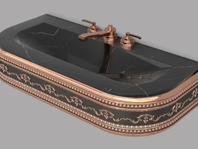 Classic Wash Basin 5 3D model