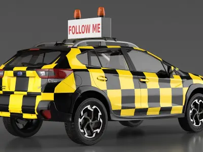  Subaru XV Airport Follow Me Vehicle 