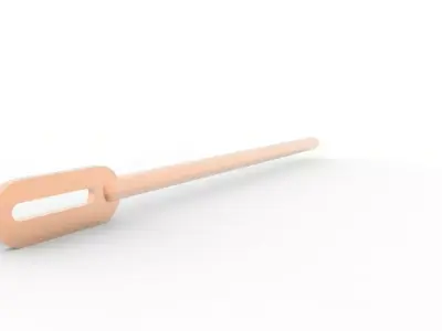 rudder tile small craft  3D model