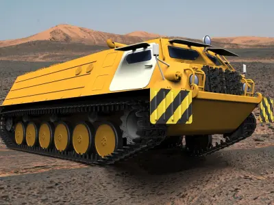 Multi-purpose light towing vehicle 3D model