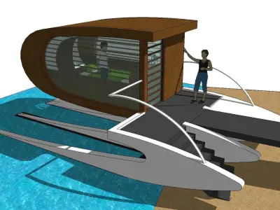 Creative Design-Holiday Cabin-01 3D model