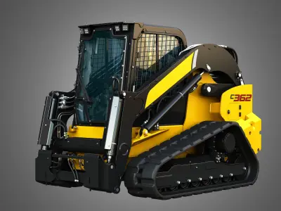 C362 Compact Track Loader - Bucket 3D model