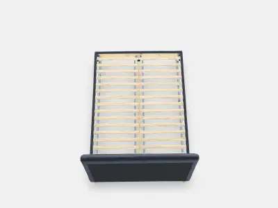 IDANAS Upholstered bed frame Low-poly 3D model