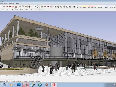 Sketchup Terminal C1 3D model