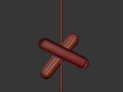 CRISS PENDANT 3D model