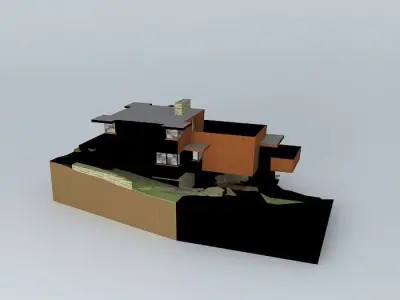 John C. Pew House- Frank Lloyd Wright Free 3D model