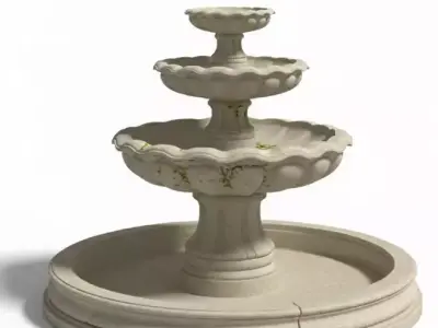 Timeless Water Features And Urban Fountains Collection 3D Model Pack