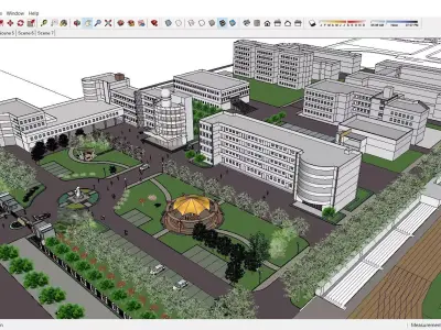 Sketchup School and University 130 3D model