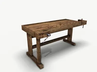 Large set of 40 3D models Low-poly 3D model