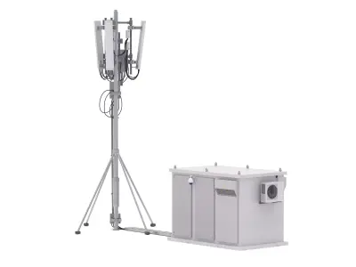 Cell Phone Tower 1 3D model