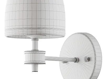 Barrel Adult Bedroom Wall Light 3D model
