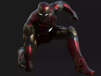 IRON MAN MARK 85  Low-poly 3D model