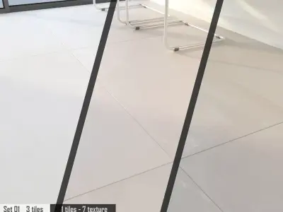 ARIANA CREA ASH BISQUIT PEARL Set 01 3D model