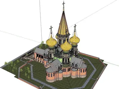 Architecture-Religion-God-Culture-Temple-065 3D model