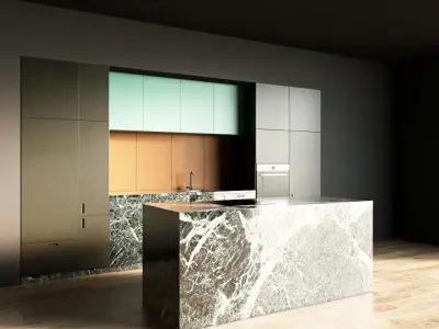 45-Kitchen9 matte 4 3D model