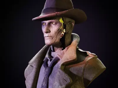 Nick Valentine - Fallout 4 3D print model