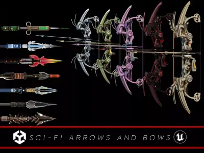 Sci-Fi Bows and Arrows Pack