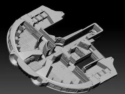 Epic Hawk Freighter 3D print model