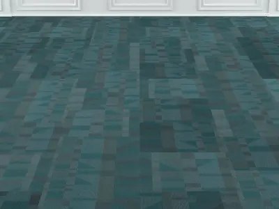 Wall to Wall Carpet Tile No 7 3D model