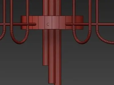 Gala Chandelier  Luxxu 3D model