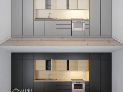 Kitchen Furniture XIII 3D model