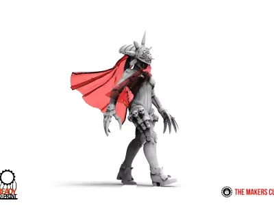 Dark Techno - Arcanus Assassin 3D print model