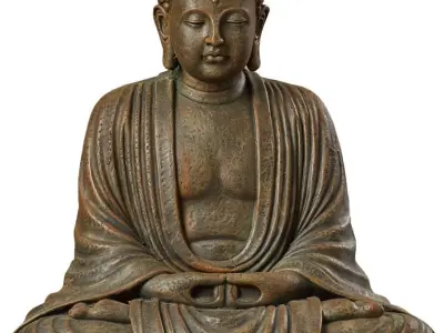 kitchen pendant light made of jute 3D model