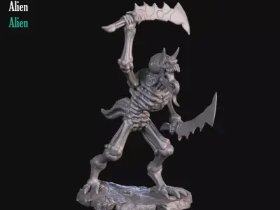 Alien 3D print model buy