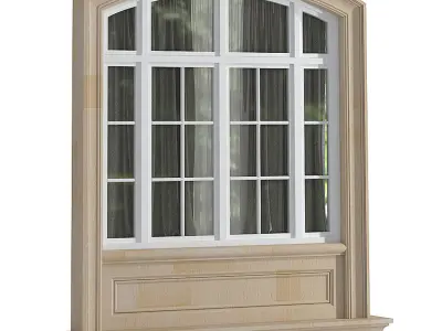 Windows and doors in the style of modern classics 3D model
