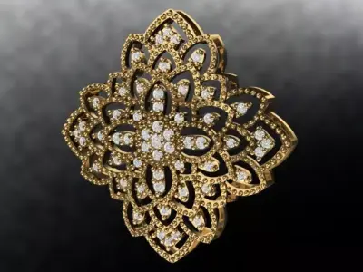 spray pendants 3D print model